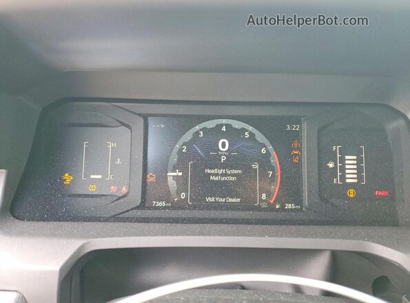 3TMLB5JN4SM170568 2025 TOYOTA TACOMA Gray ხელსაწყოთა პანელის ხედი