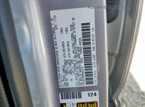 3TMLB5JN5RM081618 2024 TOYOTA TACOMA Silver 