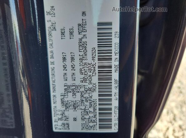 3TMLB5JN6SM092651 2025 TOYOTA TACOMA Gray Շարժիչի բաժամունքի տեսք