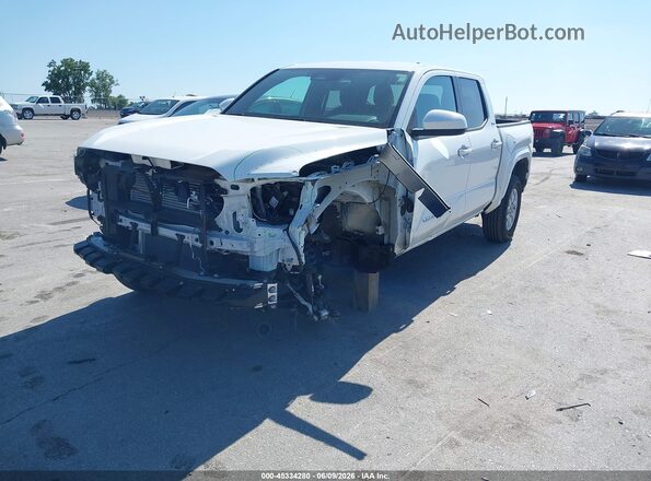 3TMLB5JN8SM130073 2025 TOYOTA TACOMA White Vista tres cuartos delantera izquierda