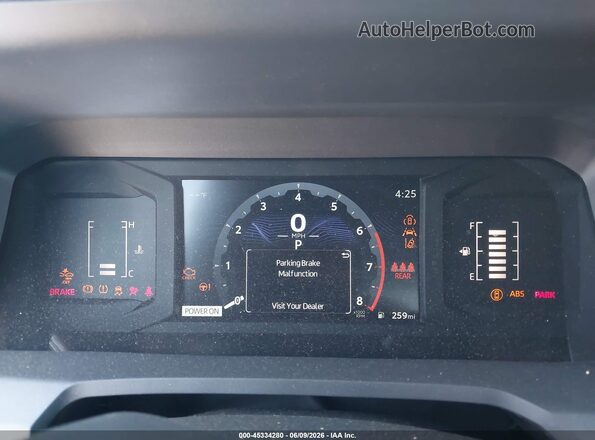 3TMLB5JN8SM130073 2025 TOYOTA TACOMA White Vista de los asientos traseros