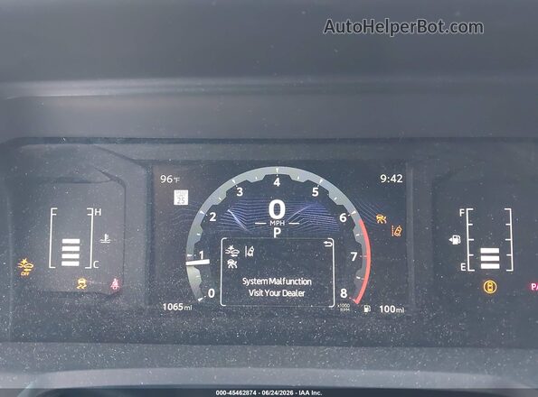 3TMLB5JN8TM268262 2026 TOYOTA TACOMA White უკანა სავარძლების ხედი