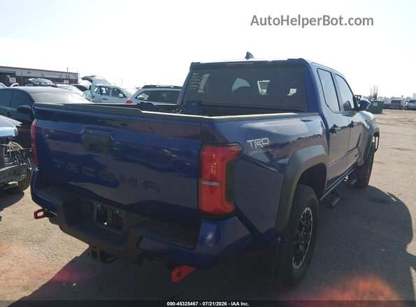 3TMLB5JN9RM069665 2024 TOYOTA TACOMA Blue უკანა მარჯვენა
