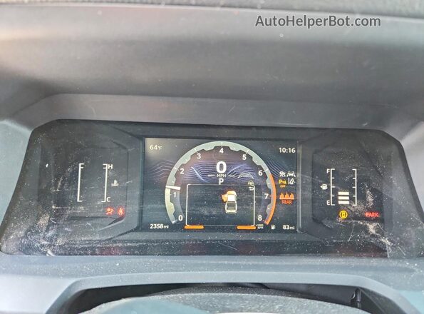 3TMLB5JN9TM234105 2026 TOYOTA TACOMA Black Instrument cluster view
