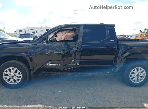 3TMLB5JNXSM189982 2025 TOYOTA TACOMA Black Սալոնի 360 աստիճան տեսք