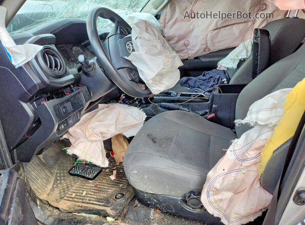3TYAX5GN2MT013032 2021 TOYOTA TACOMA Silver Front interior view