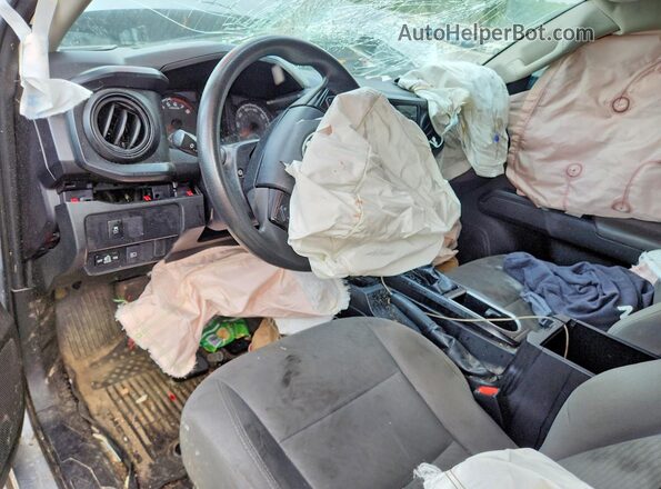 3TYAX5GN2MT013032 2021 TOYOTA TACOMA Silver Dashboard view