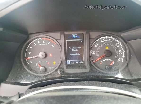 3TYAX5GN3MT029644 2021 TOYOTA TACOMA Gray Вид щитка приладів