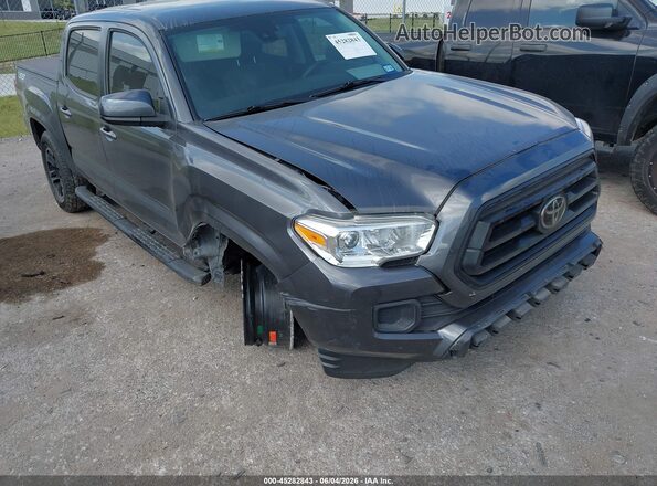3TYAX5GN6MT022218 2021 TOYOTA TACOMA Gray Вид спереду