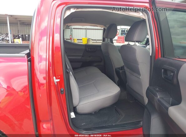 3TYAX5GN7MT011745 2021 TOYOTA TACOMA Red Vista de la etiqueta del VIN
