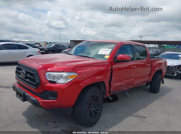 3TYAX5GN7MT011745 2021 TOYOTA TACOMA Red Vista tres cuartos delantera izquierda