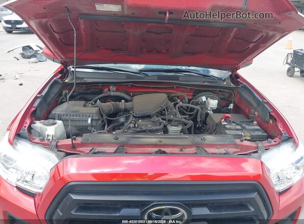 3TYAX5GN7MT011745 2021 TOYOTA TACOMA Red Vista trasera