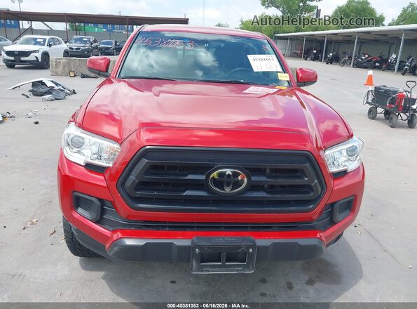 3TYAX5GN7MT011745 2021 TOYOTA TACOMA Red Vista del cuadro de instrumentos