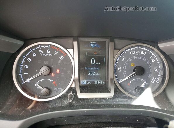 3TYAZ5CN7PT040344 2023 TOYOTA TACOMA White Սարքավորումների վահանակի տեսք