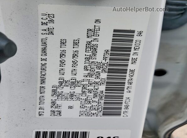 3TYAZ5CN7PT040344 2023 TOYOTA TACOMA White Շարժիչի բաժամունքի տեսք