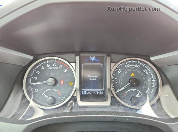 3TYAZ5CNXPT042007 2023 TOYOTA TACOMA White Vista del cuadro de instrumentos