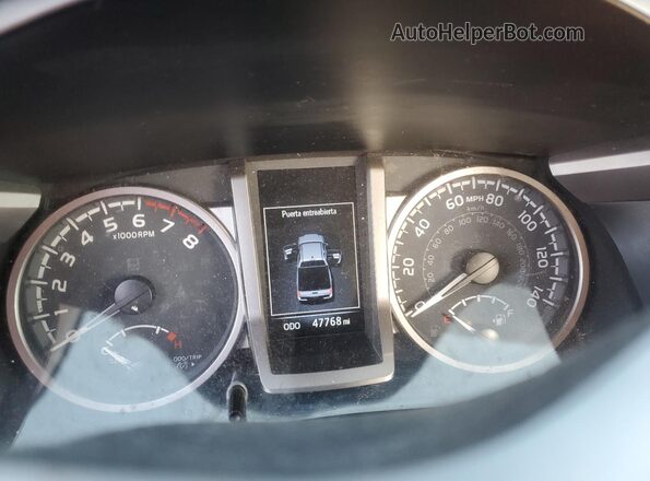 3TYBZ5DN4PT002301 2023 TOYOTA TACOMA Gray Սարքավորումների վահանակի տեսք