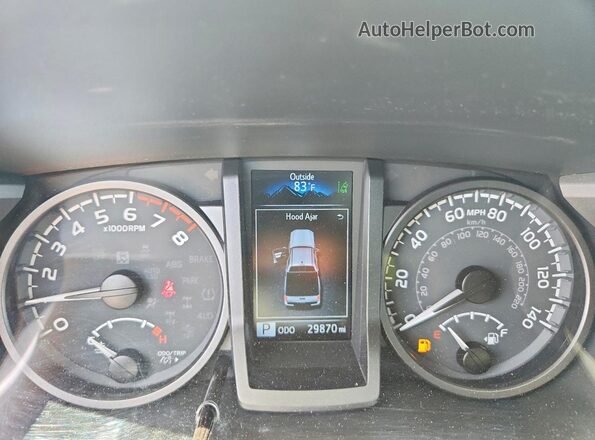 3TYCZ5AN1NT091928 2022 TOYOTA TACOMA Green Սարքավորումների վահանակի տեսք