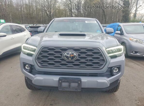 3TYCZ5AN3MT011401 2021 TOYOTA TACOMA Gray Front view