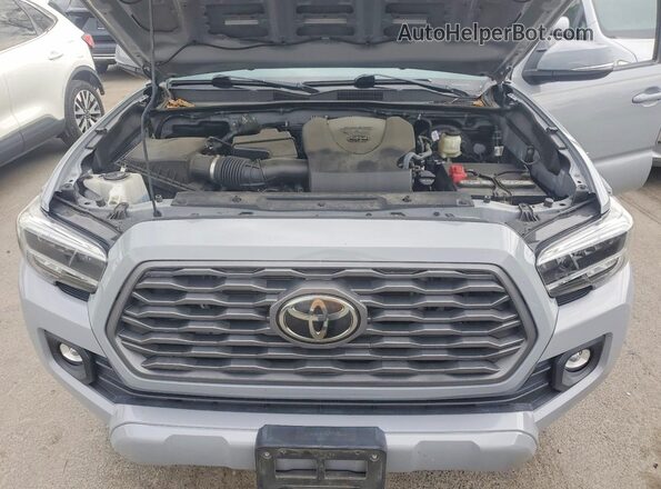 3TYCZ5AN3MT011401 2021 TOYOTA TACOMA Gray Rear interior view