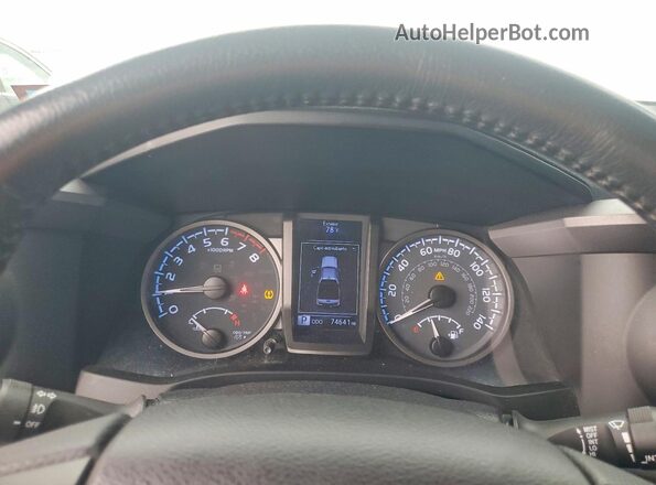 3TYCZ5AN3MT011401 2021 TOYOTA TACOMA Gray Instrument cluster view