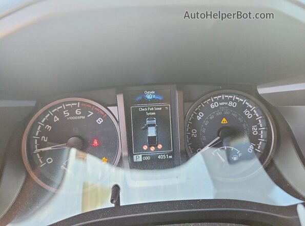 3TYCZ5AN3PT151579 2023 TOYOTA TACOMA White Instrument cluster view