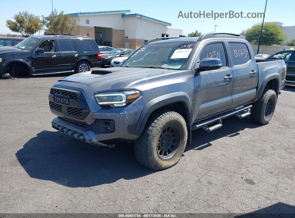3TYCZ5AN4MT018437 2021 TOYOTA TACOMA Dark Blue Przód lewy