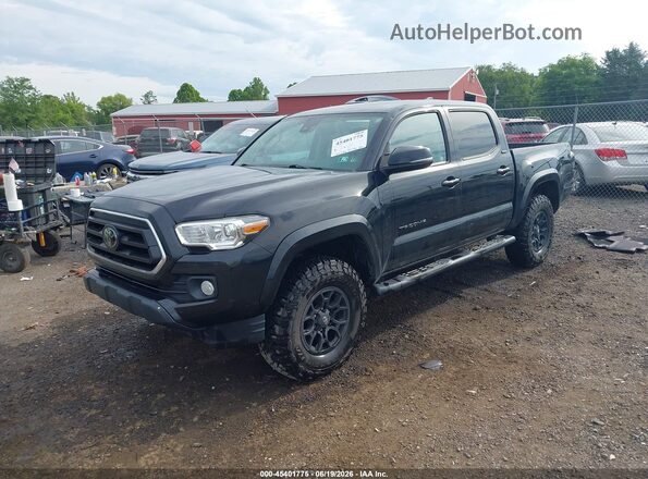 3TYCZ5AN4MT035285 2021 TOYOTA TACOMA Black წინა მარცხენა ხედი სამი მეოთხედიდან