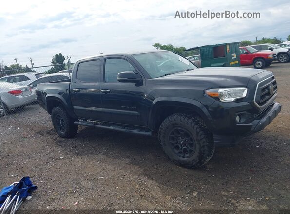 3TYCZ5AN4MT035285 2021 TOYOTA TACOMA Black უკანა სალონის ხედი