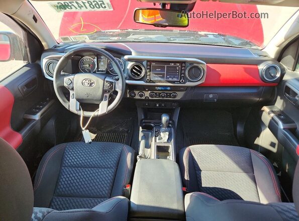 3TYCZ5AN5PT153835 2023 TOYOTA TACOMA Red Dashboard view