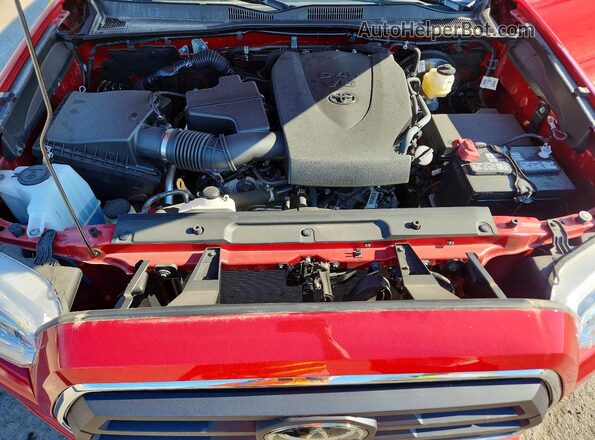 3TYCZ5AN5PT153835 2023 TOYOTA TACOMA Red Rear interior view
