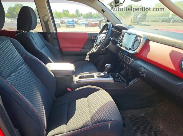 3TYCZ5AN5PT153835 2023 TOYOTA TACOMA Red Engine compartment view