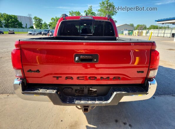 3TYCZ5AN5PT153835 2023 TOYOTA TACOMA Red Rear view