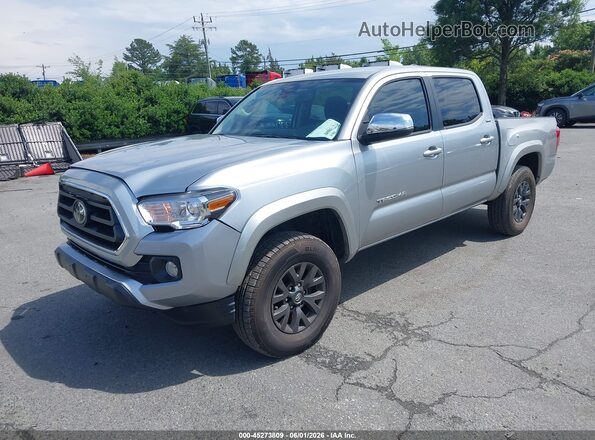 3TYCZ5AN5PT169128 2023 TOYOTA TACOMA Silver წინა მარცხენა ხედი სამი მეოთხედიდან