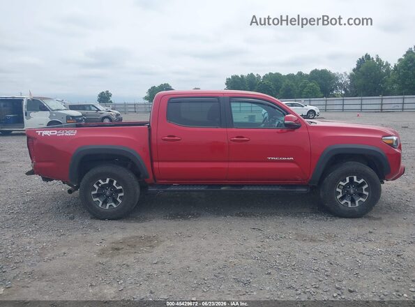 3TYCZ5AN6PT172684 2023 TOYOTA TACOMA Red Панорамний вид салону 360°