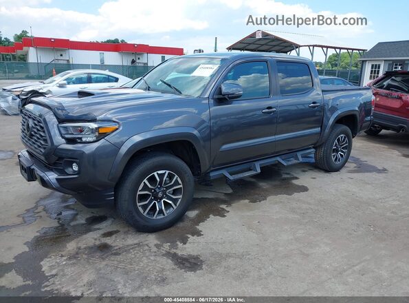 3TYCZ5AN7PT136857 2023 TOYOTA TACOMA Gray Առջևի ձախ երեք քառորդ տեսարան