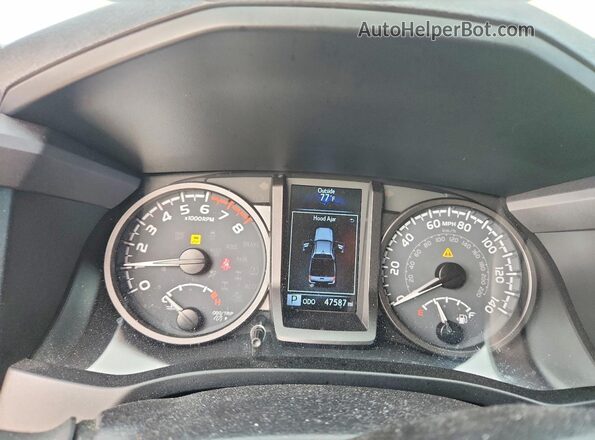 3TYCZ5AN7PT159409 2023 TOYOTA TACOMA Green Вид щитка приладів
