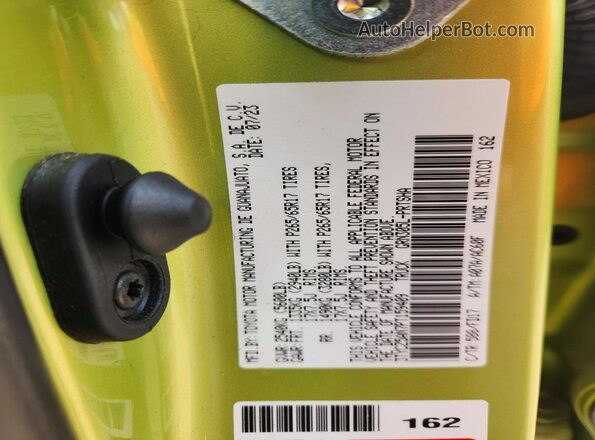 3TYCZ5AN7PT159409 2023 TOYOTA TACOMA Green Вид підкапотного простору