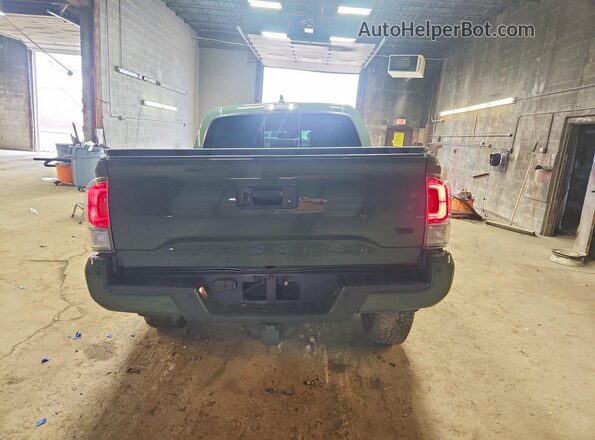 3TYCZ5AN8MT049044 2021 TOYOTA TACOMA Green Rear view