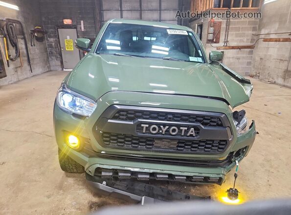3TYCZ5AN8MT049044 2021 TOYOTA TACOMA Green Front view