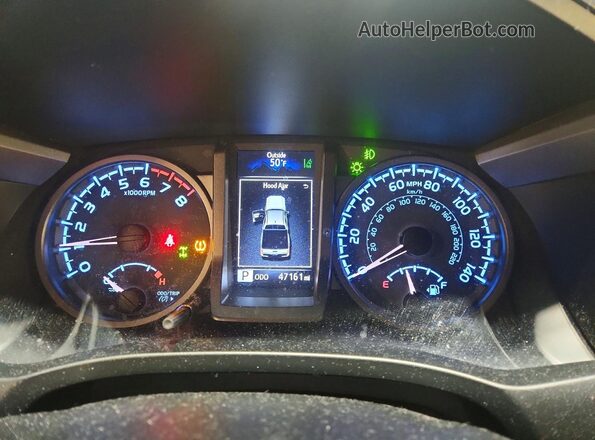 3TYCZ5AN8MT049044 2021 TOYOTA TACOMA Green Instrument cluster view