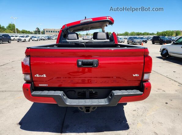 3TYCZ5AN8NT070428 2022 TOYOTA TACOMA Red Հետևի տեսք