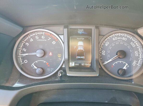 3TYCZ5AN8PT122420 2023 TOYOTA TACOMA Black Instrument cluster view