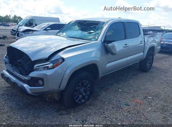 3TYCZ5AN9PT176535 2023 TOYOTA TACOMA Silver წინა მარცხენა ხედი სამი მეოთხედიდან