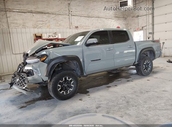 3TYCZ5ANXNT055817 2022 TOYOTA TACOMA Green Առջևի ձախ երեք քառորդ տեսարան