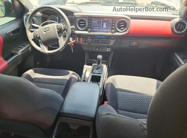 3TYCZ5ANXNT072553 2022 TOYOTA TACOMA Gray Առջևի վահանակի տեսք