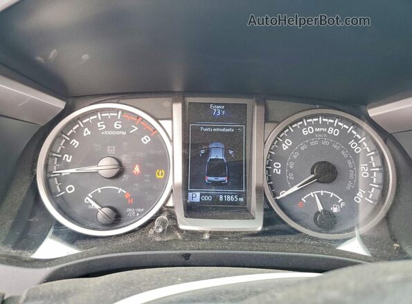 3TYDZ5BN4NT012772 2022 TOYOTA TACOMA Silver Вид щитка приладів