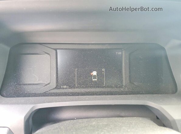 3TYJDAHN1ST036461 2025 TOYOTA TACOMA White Widok zestawu wskaźników