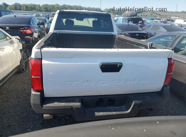 3TYJDAHN6RT006043 2024 TOYOTA TACOMA White უკანა ხედი