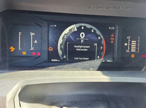 3TYJDAHNXST027595 2025 TOYOTA TACOMA White ხელსაწყოთა პანელის ხედი